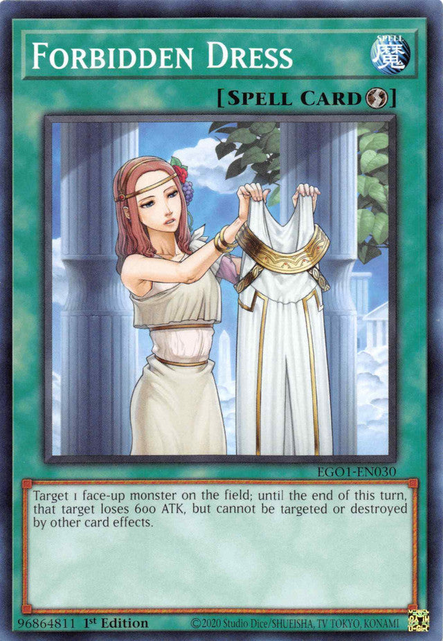 Forbidden Dress [EGO1-EN030] Common Yu-Gi-Oh!