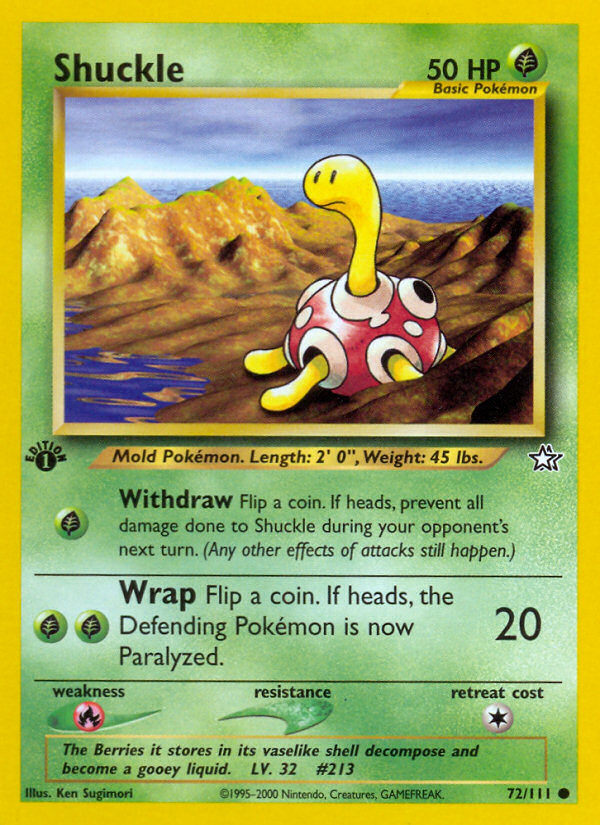 Shuckle (72/111) [Neo Genesis 1st Edition] Pokémon
