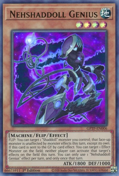 Nehshaddoll Genius [GFTP-EN006] Ultra Rare Yu-Gi-Oh!