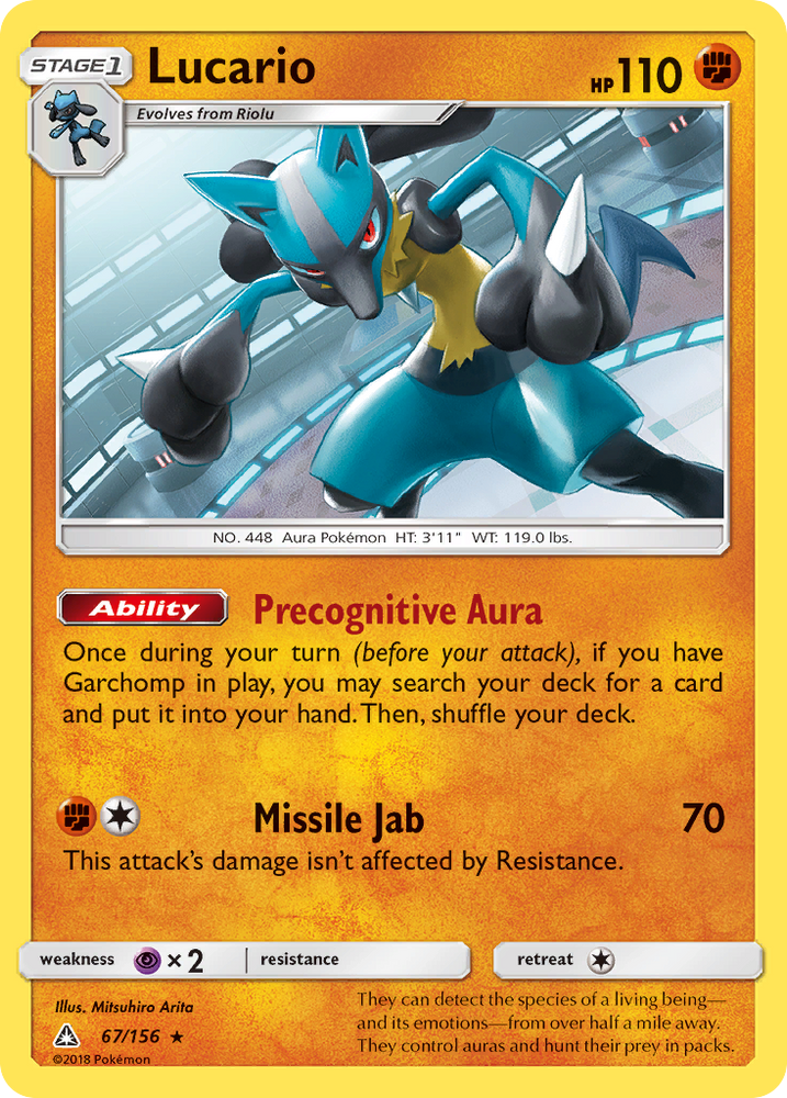 Lucario (67/156) [Sun & Moon: Ultra Prism] Pokémon
