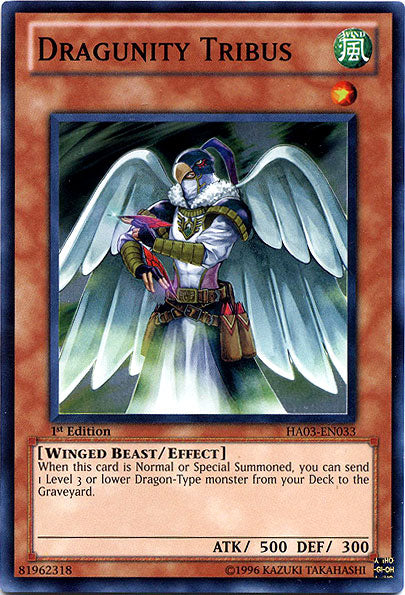 Dragunity Tribus [HA03-EN033] Super Rare Yu-Gi-Oh!