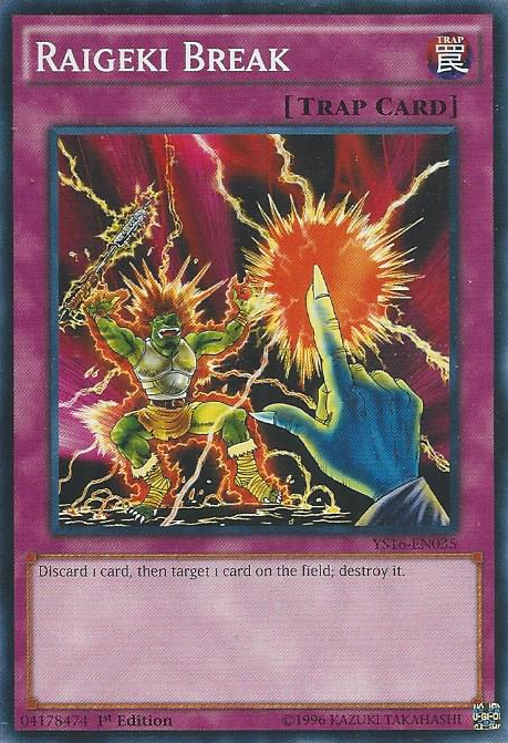 Raigeki Break [YS16-EN035] Common Yu-Gi-Oh!
