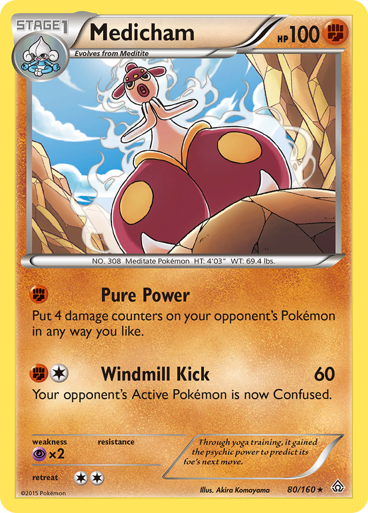 Medicham (80/160) [XY: Primal Clash] Pokémon