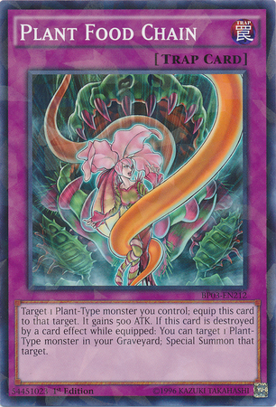 Plant Food Chain [BP03-EN212] Shatterfoil Rare Yu-Gi-Oh!