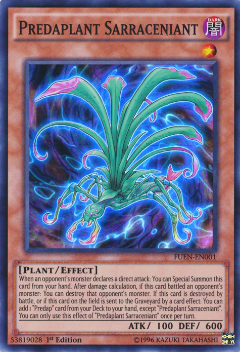 Predaplant Sarraceniant [FUEN-EN001] Super Rare Yu-Gi-Oh!