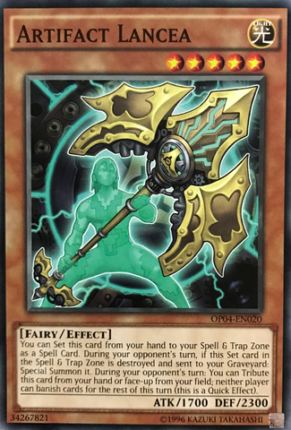 Artifact Lancea [OP04-EN020] Common Yu-Gi-Oh!