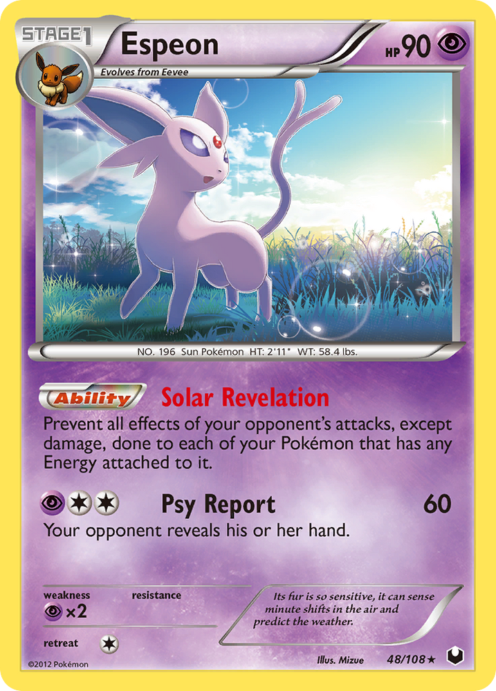 Espeon (48/108) [Black & White: Dark Explorers] Pokémon