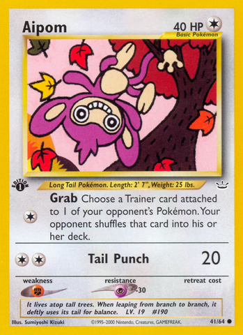Aipom (41/64) [Neo Revelation 1st Edition] Pokémon