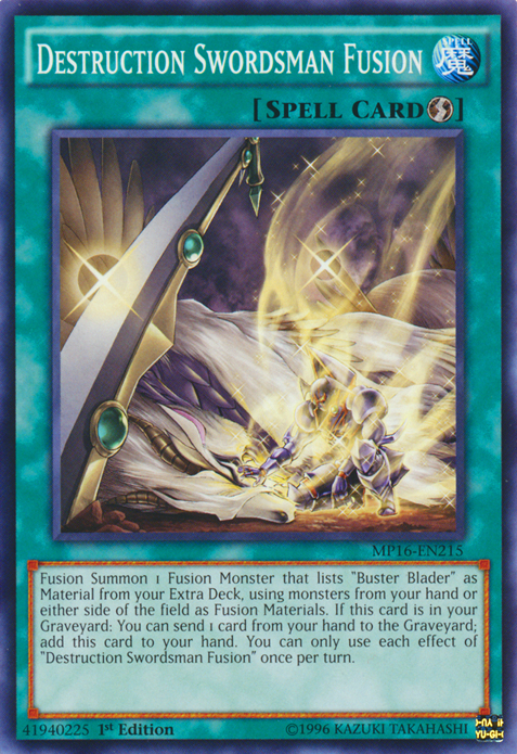 Destruction Swordsman Fusion [MP16-EN215] Common Yu-Gi-Oh!
