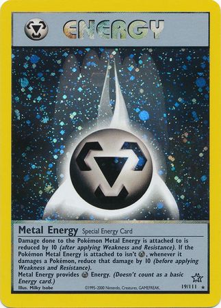 Metal Energy (19/111) [Neo Genesis Unlimited] Pokémon