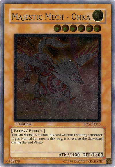 Majestic Mech - Ohka [EOJ-EN015] Ultimate Rare Yu-Gi-Oh!