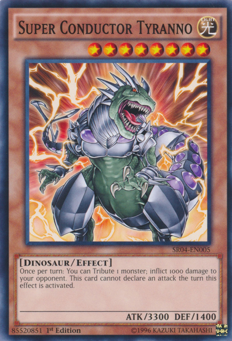 Super Conductor Tyranno [SR04-EN005] Common Yu-Gi-Oh!
