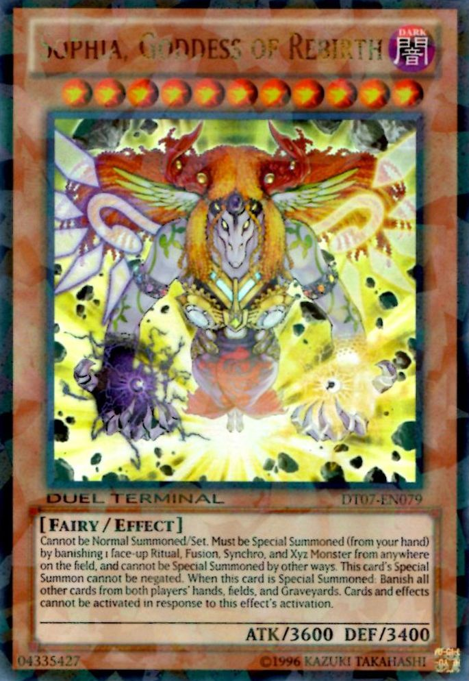 Sophia, Goddess of Rebirth [DT07-EN079] Ultra Rare Yu-Gi-Oh!