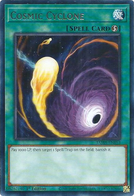 Cosmic Cyclone [TAMA-EN053] Rare Yu-Gi-Oh!