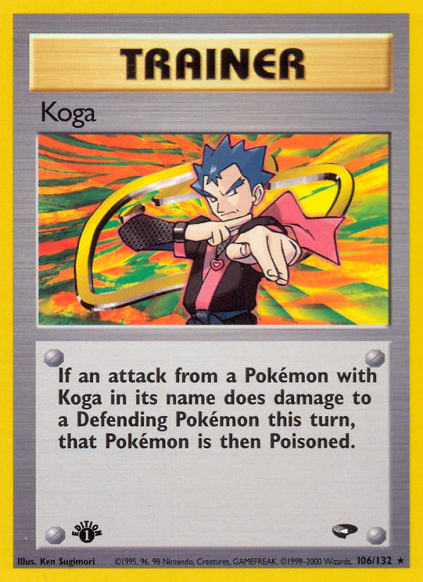 Koga (106/132) [Gym Challenge 1st Edition] Pokémon