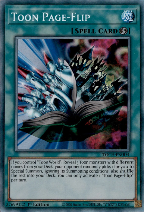 Toon Page-Flip [TOCH-EN004] Collector's Rare Yu-Gi-Oh!
