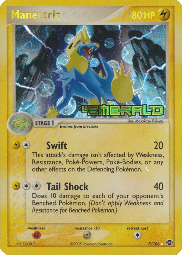 Manectric (7/106) (Stamped) [EX: Emerald] Pokémon