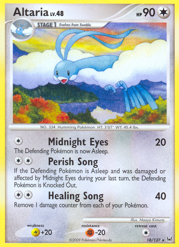 Altaria (18/127) [Platinum: Base Set] Pokémon