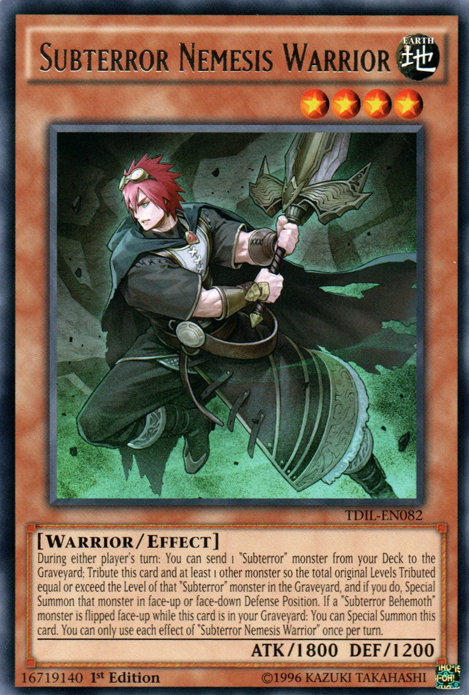 Subterror Nemesis Warrior [TDIL-EN082] Rare Yu-Gi-Oh!