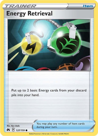Energy Retrieval (127/159) [Sword & Shield: Crown Zenith] - Pokemon Cards For Your TCG Needs!