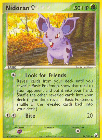 Nidoran (70/112) (Female) [EX: FireRed & LeafGreen] Pokémon