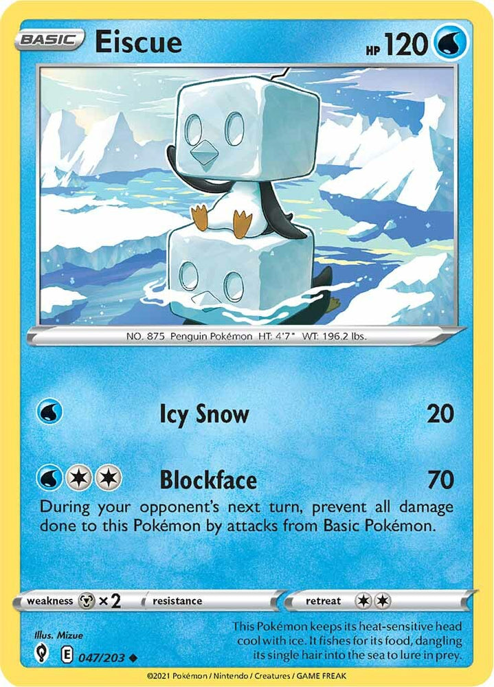 Eiscue (047/203) [Sword & Shield: Evolving Skies] Pokémon