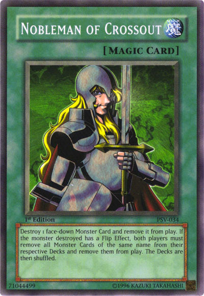 Nobleman of Crossout [PSV-034] Super Rare Yu-Gi-Oh!