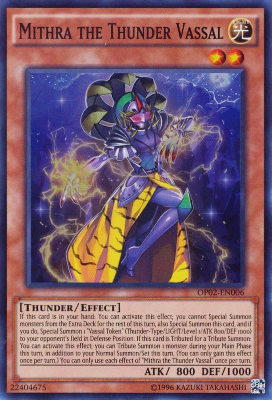 Mithra the Thunder Vassal [OP02-EN006] Super Rare Yu-Gi-Oh!