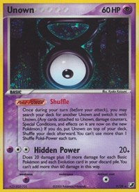 Unown (V) (V/28) [EX: Unseen Forces] Pokémon