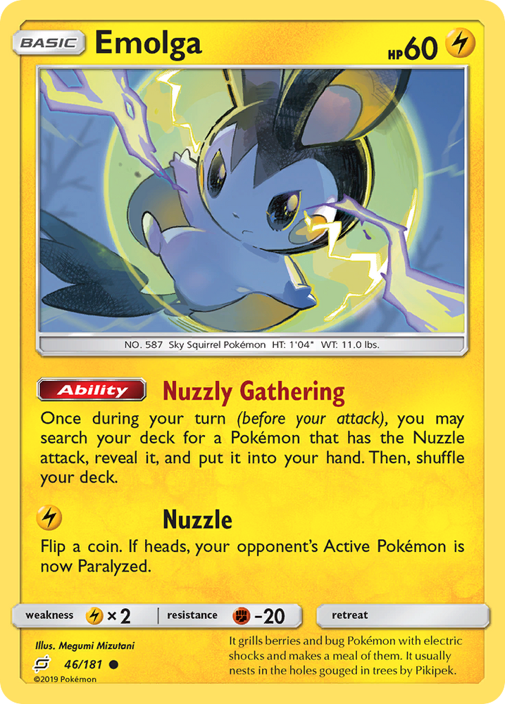 Emolga (46/181) [Sun & Moon: Team Up] Pokémon