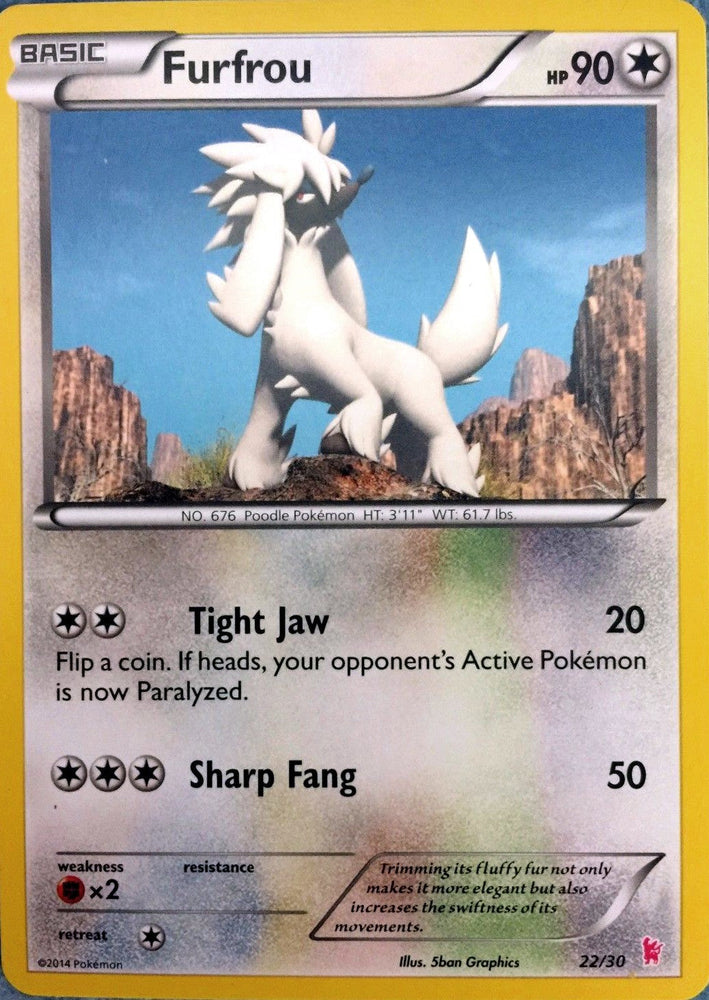 Furfrou (22/30) [XY: Trainer Kit - Sylveon] Pokémon
