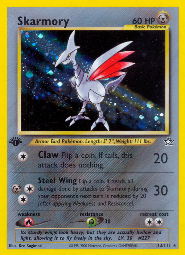 Skarmory (13/111) [Neo Genesis 1st Edition] Pokémon