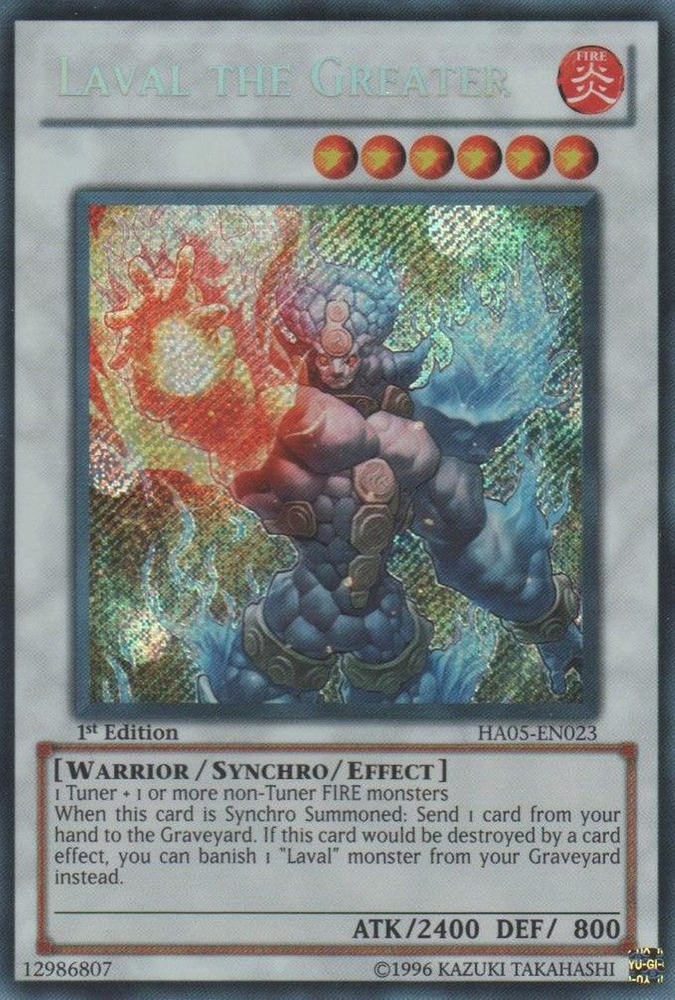 Laval the Greater [HA05-EN023] Secret Rare Yu-Gi-Oh!