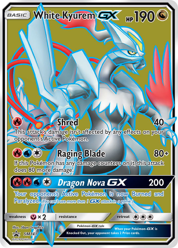 White Kyurem GX (SM141) [Sun & Moon: Black Star Promos] Pokémon