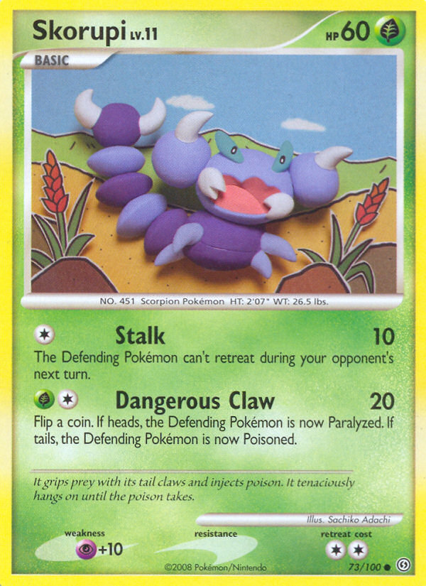 Skorupi (73/100) [Diamond & Pearl: Stormfront] Pokémon