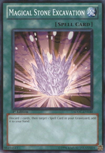 Magical Stone Excavation [SDDC-EN030] Common Yu-Gi-Oh!