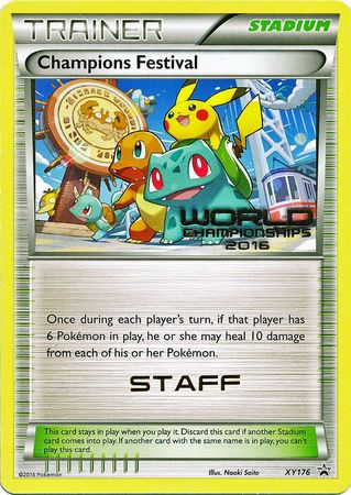 Champions Festival 2016 Staff (XY176) [XY: Black Star Promos] Pokémon