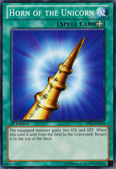 Horn of the Unicorn [BP02-EN134] Mosaic Rare Yu-Gi-Oh!
