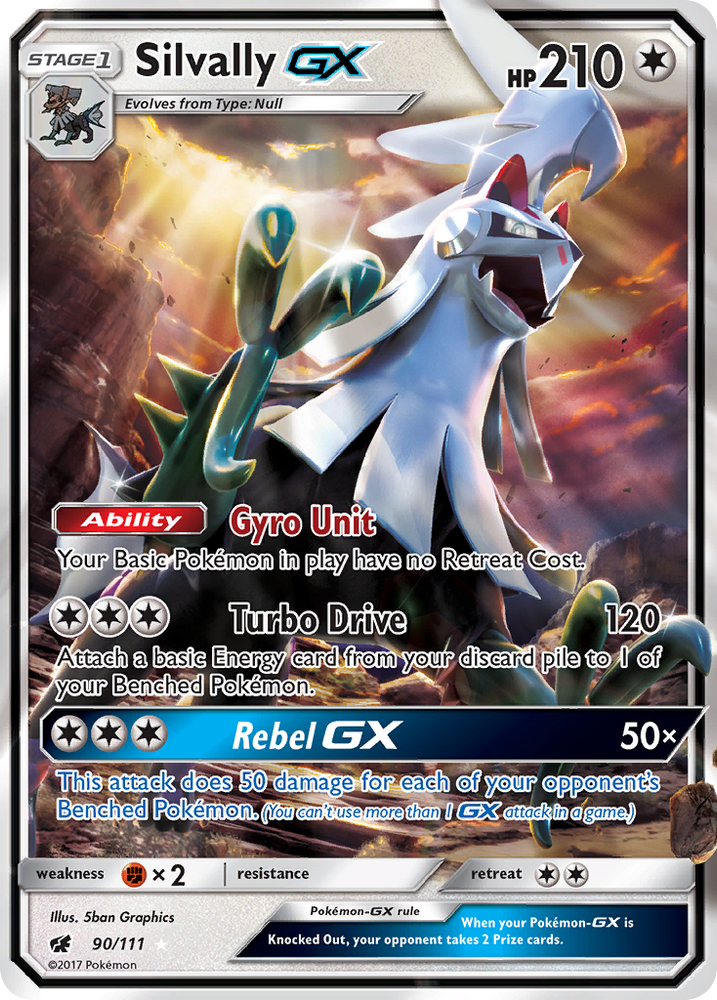 Silvally GX (90/111) [Sun & Moon: Crimson Invasion] Pokémon