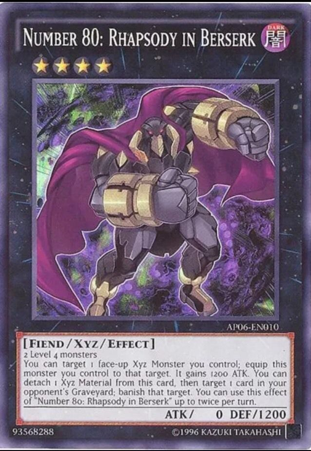 Number 80: Rhapsody in Berserk [AP06-EN010] Super Rare Yu-Gi-Oh!