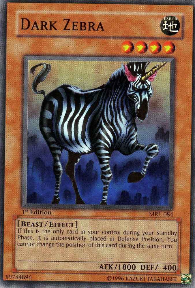 Dark Zebra [MRL-084] Common Yu-Gi-Oh!