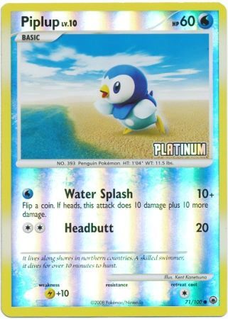 Piplup (71/100) [Burger King Promos: 2009 Collection] Pokémon