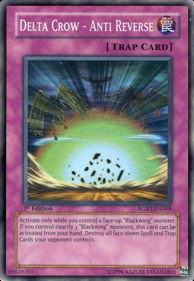 Delta Crow - Anti Reverse [RGBT-EN068] Super Rare Yu-Gi-Oh!