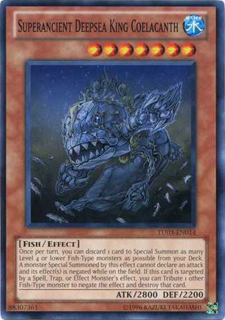 Superancient Deepsea King Coelacanth [TU03-EN014] Common Yu-Gi-Oh!