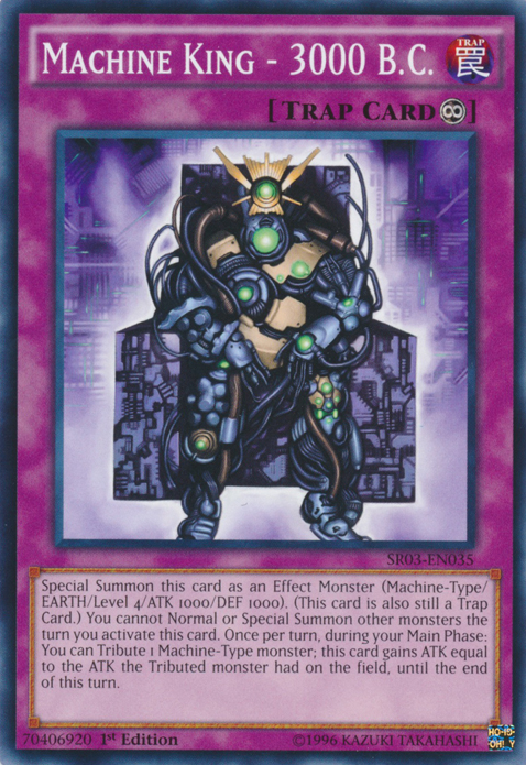 Machine King - 3000 B.C. [SR03-EN035] Common Yu-Gi-Oh!