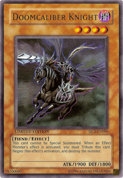 Doomcaliber Knight [SJCS-EN006] Ultra Rare Yu-Gi-Oh!