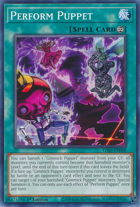 Perform Puppet [LDS3-EN068] Common Yu-Gi-Oh!
