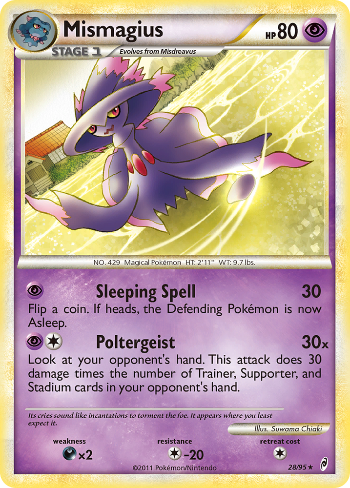 Mismagius (28/95) [HeartGold & SoulSilver: Call of Legends] Pokémon