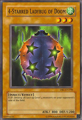 4-Starred Ladybug of Doom [DB1-EN198] Common Yu-Gi-Oh!