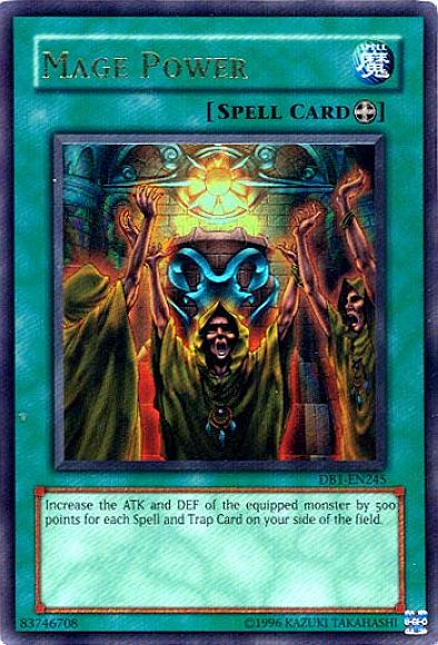 Mage Power [DB1-EN245] Ultra Rare Yu-Gi-Oh!